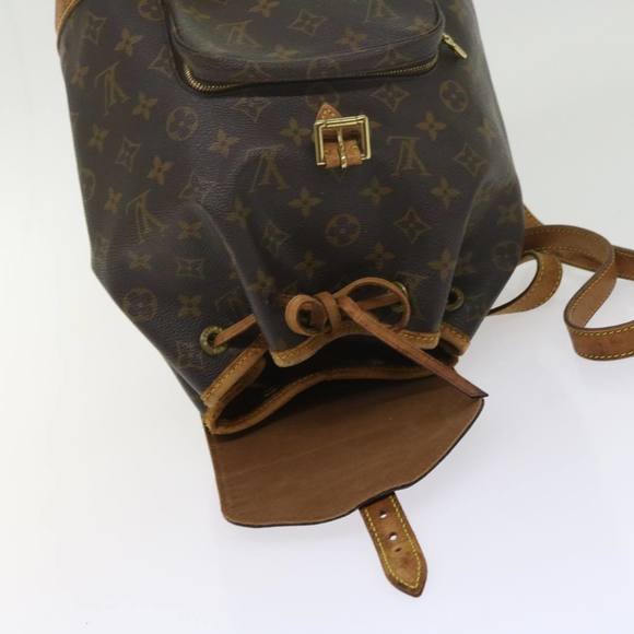 LOUIS VUITTON Monogram Montsouris MM Backpack M51136 LV Auth 61478 - Picture 10 of 16